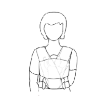 Incorrect baby placement- too low on chest