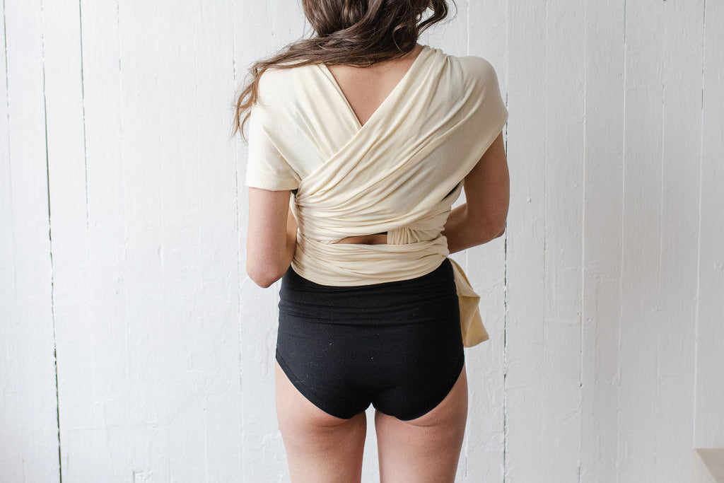 Momme | Baby Kangaroo Wrap back view