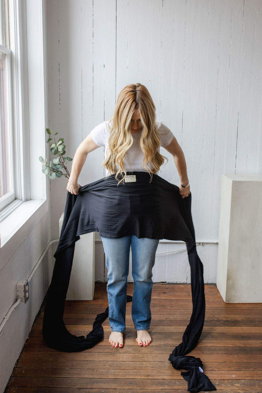 Momme Wrap Tutorial | Step 1 unfold your wrap