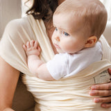 Momme | high-quality Newborn Kangaroo Wrap in milk