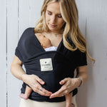 Momme | Blue-black baby wrap for newborns